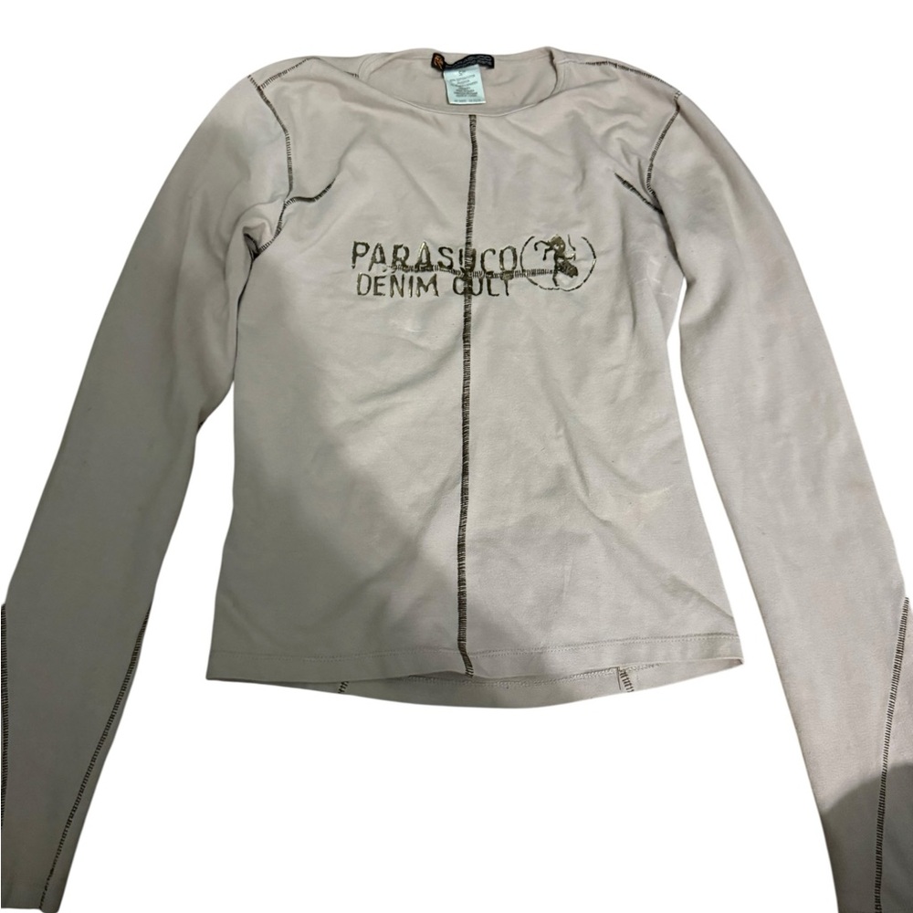 Parasuco Pink Fitted Long Sleeve Tee